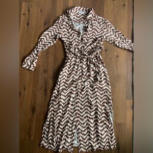 MANGO printed shirt MIDI dress.